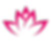 Logo fuscia lotus flower