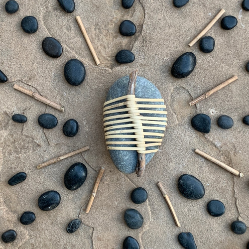 その他 Shizu Designs / wrapped rocks Wrapped Japanese Rocks - Etsy