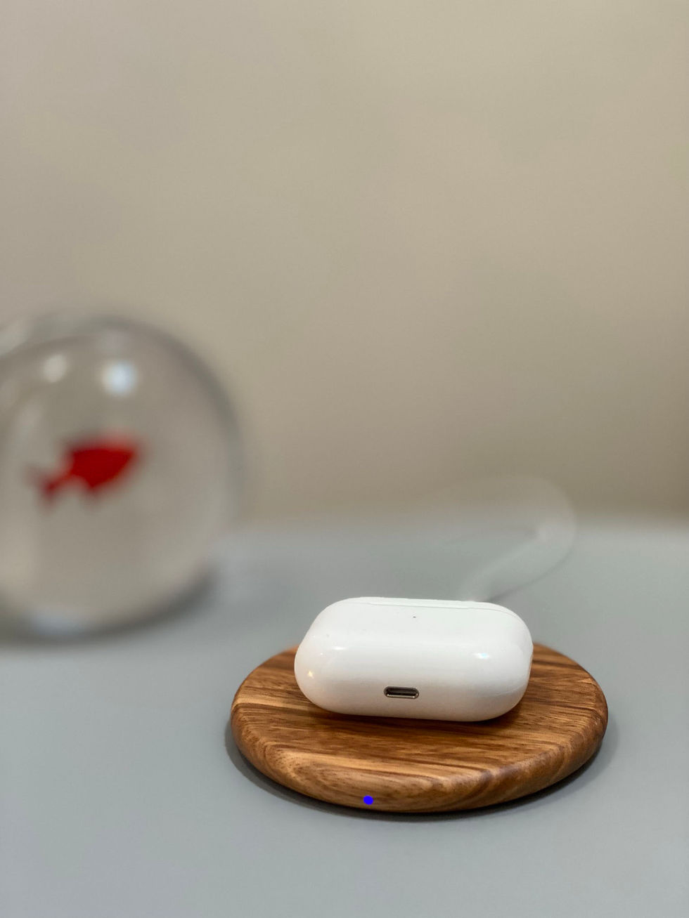 Thumbnail: Wireless Charging Pad - Walnut