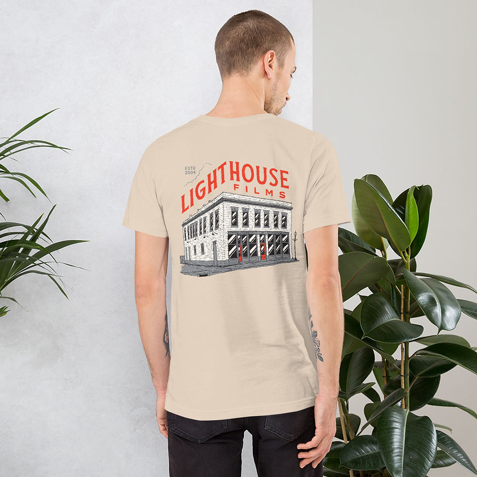 Thumbnail: Lighthouse Films | Building Unisex T-Shirt