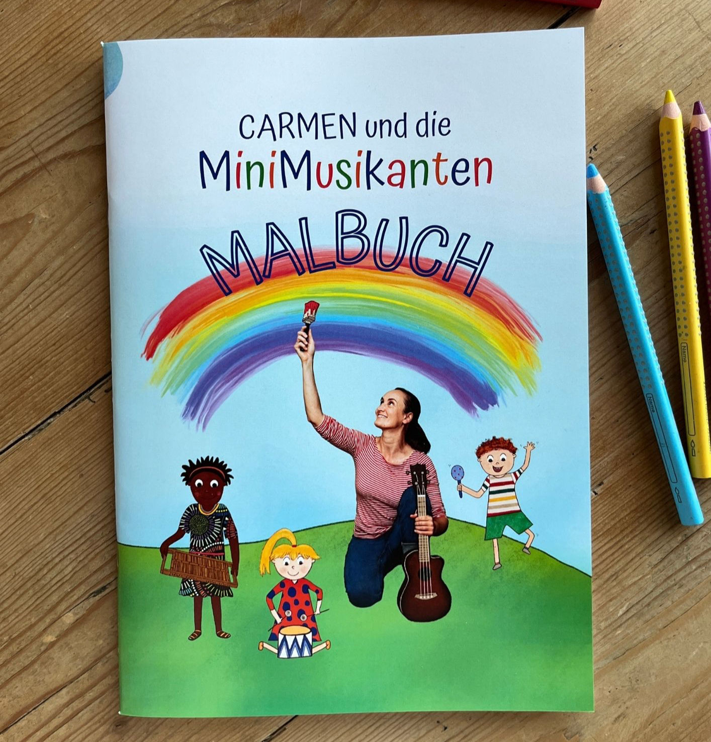 Malbuch "Carmen und die MiniMusikanten"