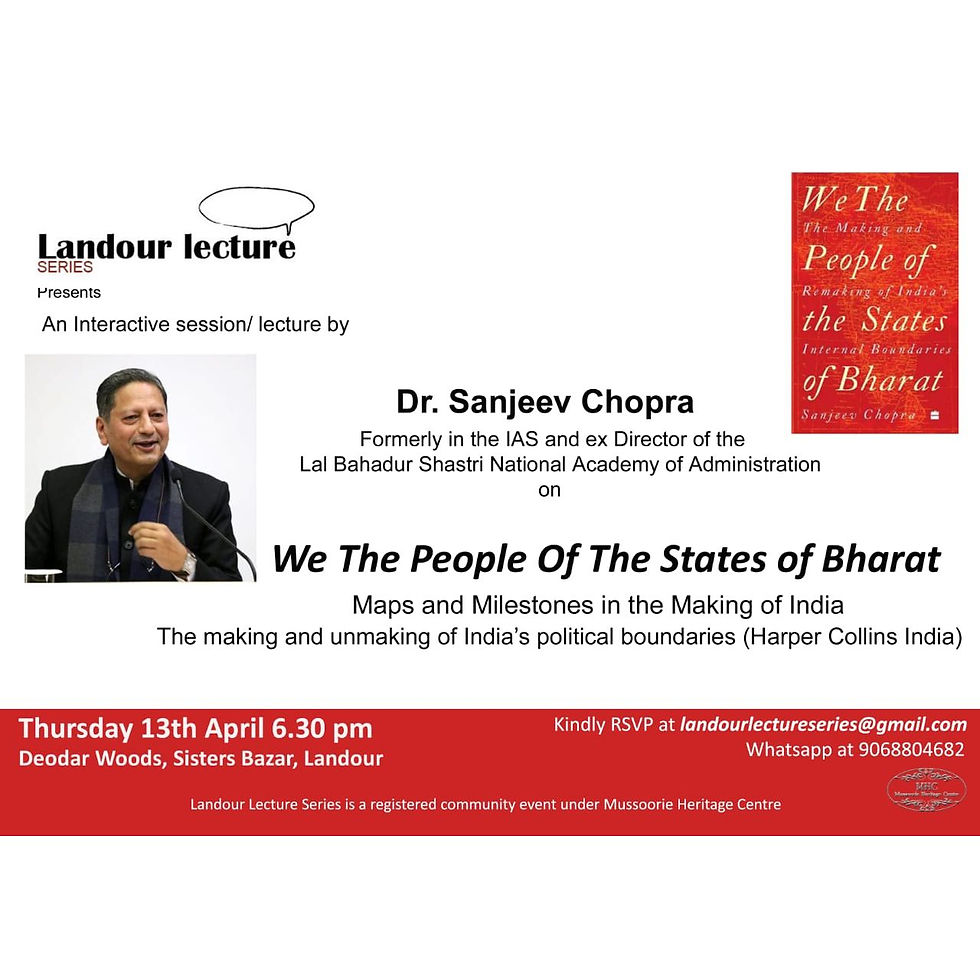 An Interactive session/lecture by Dr. Sanjeev Chopra