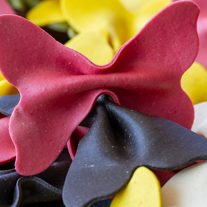 06/05 - Farfalle fatte in casa colorate (pasta)