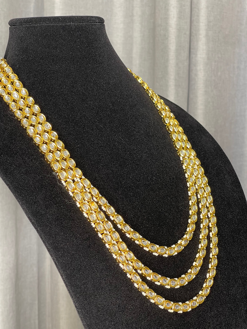 Thumbnail: 3 LAYER KUNDAN MALA