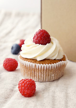 Cupcake with Berries