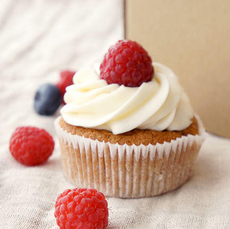 Cupcake with Berries