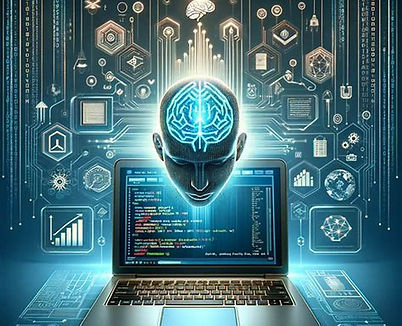 Modern website design interface showcasing AI-powered customization tools for enhanced user experience and business optimization.