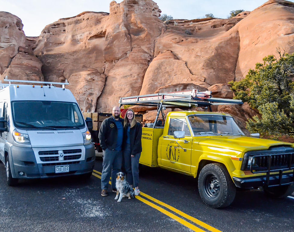 A Duck Cleaner Work Trucks