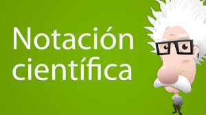 Notación cientÃfica