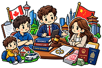 Calgary family lawyer guide to Canada-China divorce, cross-border parenting, child support and related family law issues.