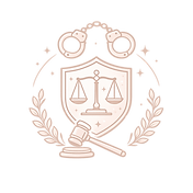 Calgary criminal defence lawyer illustration for DUI charges, impaired driving, assault allegations, theft, fraud, bail hearings, and criminal record matters.