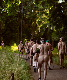 Naked Heart Walks in aid if the BHF