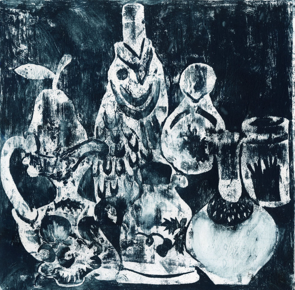 Collograph print
