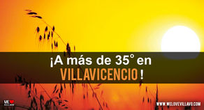 La temperatura seguirá subiendo en Villavicencio.