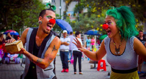 El circo callejero de Villavicencio.