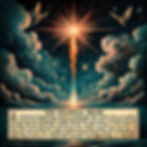 Star dropping fire into ocean