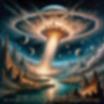 Sun beaming down energy like a weapon, damaging the environment