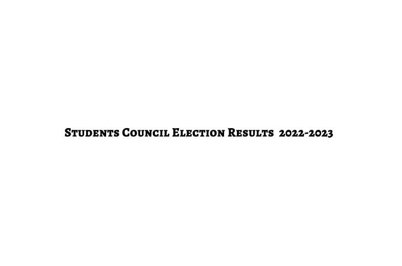 Students Council Election Results 20222023