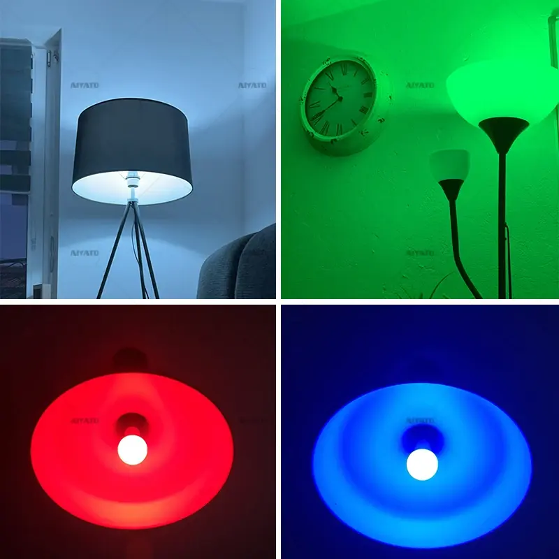 Miniatura: Tuya Bluetooth LED Bulb Dimmable 15W 18W E27 B22 220V RGBCW Color Change Lamps 