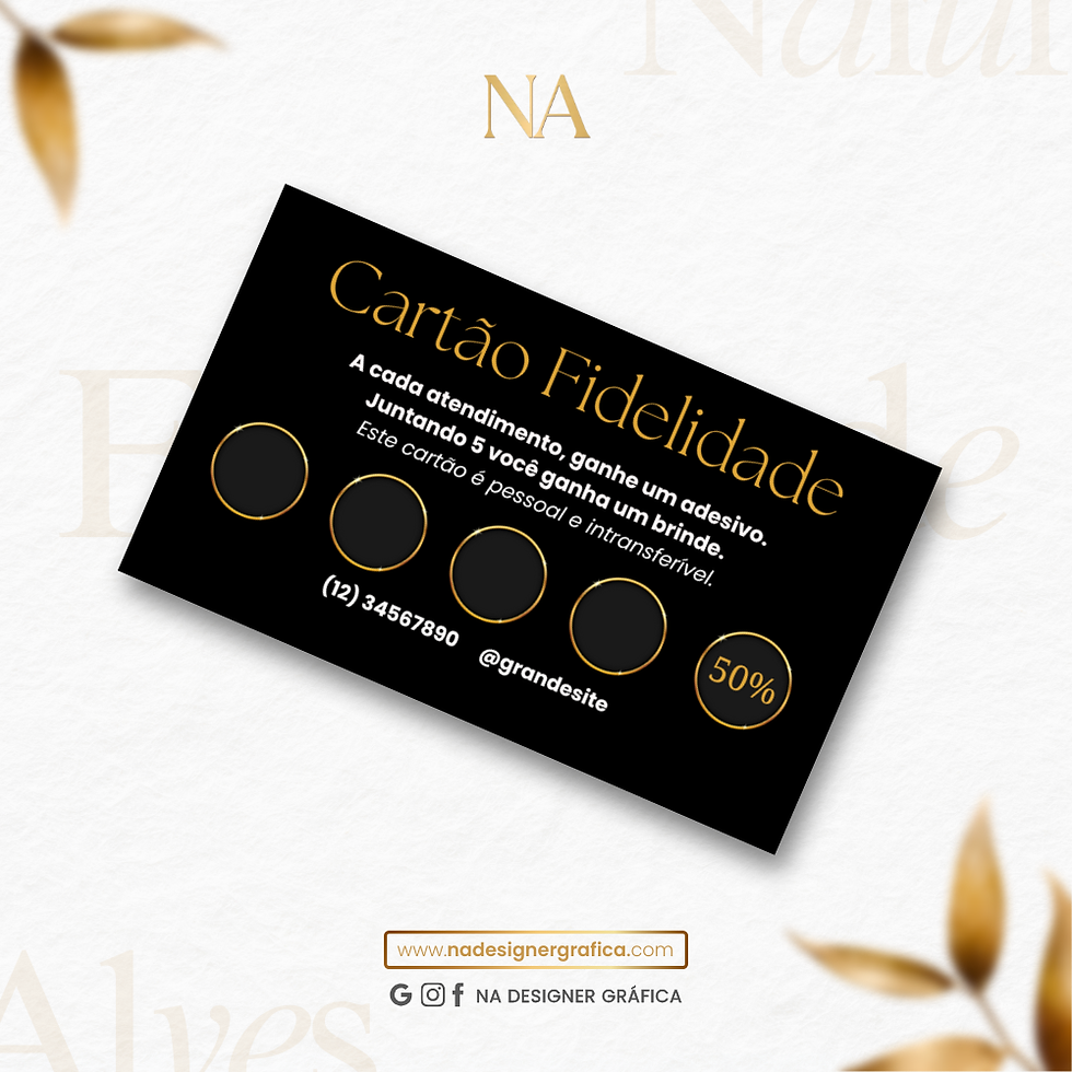 Miniatura: Arte Digital | Cartão Fidelidade