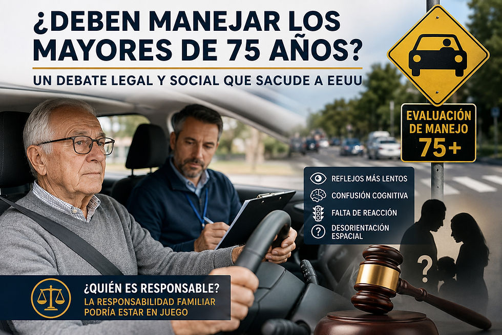 ¿Deben manejar los mayores de 75 años? Un debate legal y social que sacude a EEUU