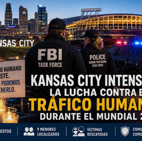 Kansas City intensifica la lucha contra el tráfico humano durante el Mundial 2026: rescates, arrestos y una advertencia para toda la comunidad