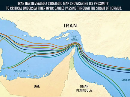 Irán podría afectar la economía global atacando cables submarinos clave en el Golfo Pérsico, poniendo en riesgo la conectividad digital mundial.