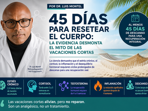 45 días para resetear el cuerpo: la evidencia desmonta el mito de las vacaciones cortas