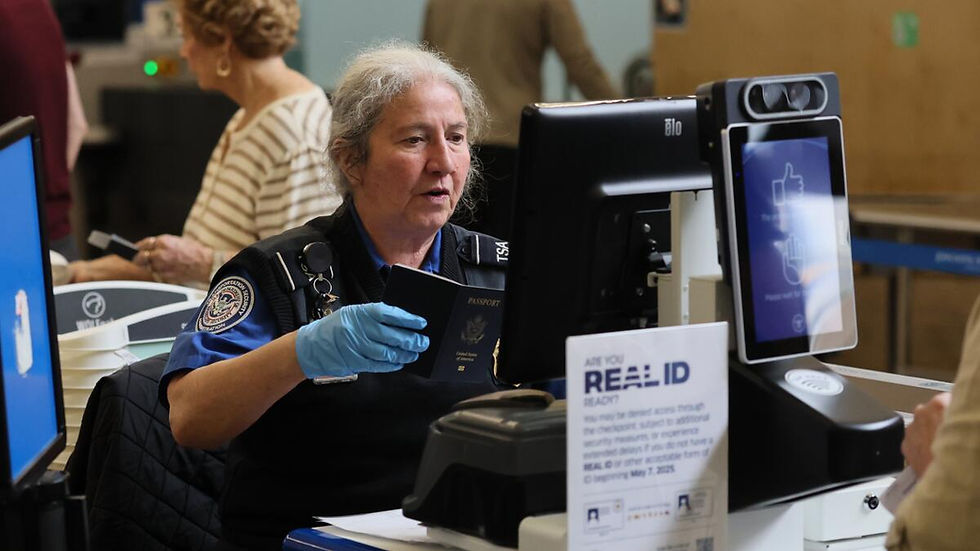 Pasajeros sin REAL ID deberán pagar $45 a la TSA para volar desde este domingo