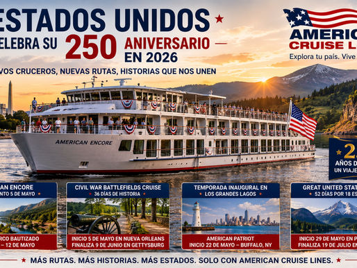 Estados Unidos celebra su 250 aniversario con los cruceros más ambiciosos de su historia