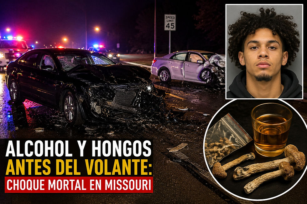 ¡Tragedia a más de 100 millas por hora! Conductor mezcló alcohol y hongos antes de choque mortal en Missouri