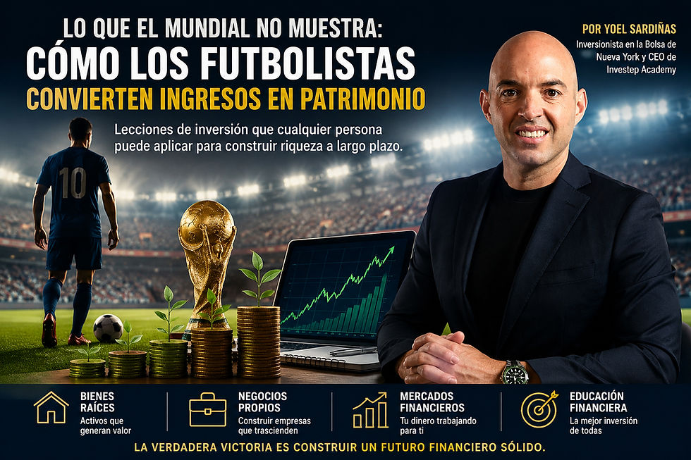 Lo que el Mundial no muestra: cómo los futbolistas convierten ingresos en patrimonio