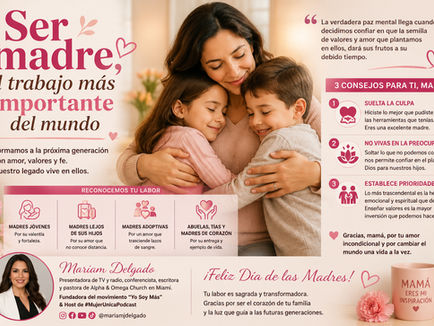 Ser madre, el trabajo más importante del mundo