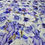 Miniatura: DIGITAL PRINTED MIKADO PURPLE FLOWERS