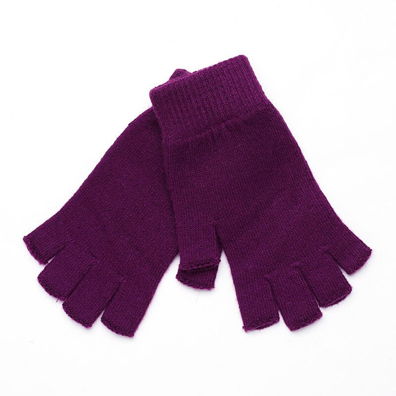 Miniatura: Ladies' Half Finger Cashmere Gloves