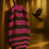 Thumbnail: Retro Nylon grocery bag - pink stripy