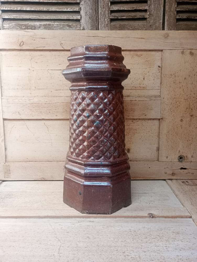 Huge Antique Salt glazed chimney pot from 1860-1880's..