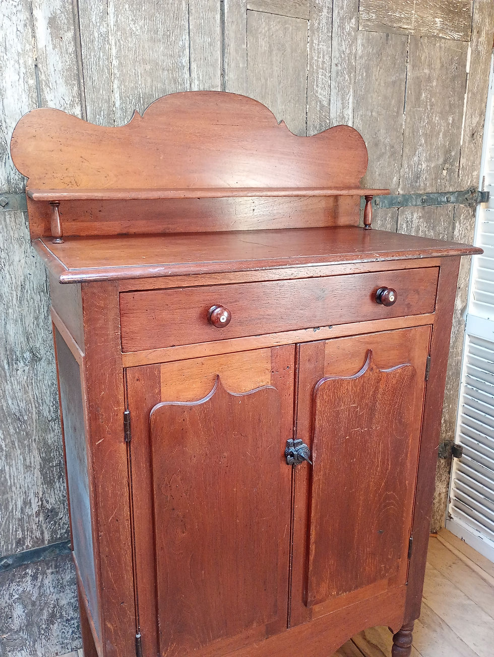 Thumbnail: Victorian cedar and Baltic pine, shield door,  meat safe. Beautiful condition. 