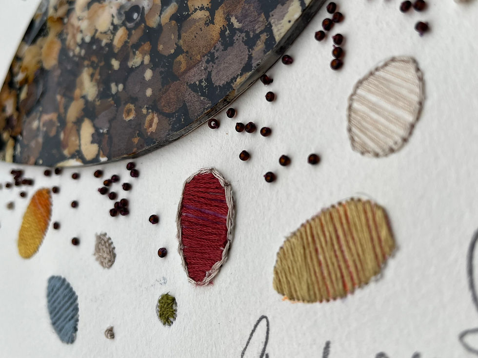 Thumbnail: Beach Find Series - Single form with beads