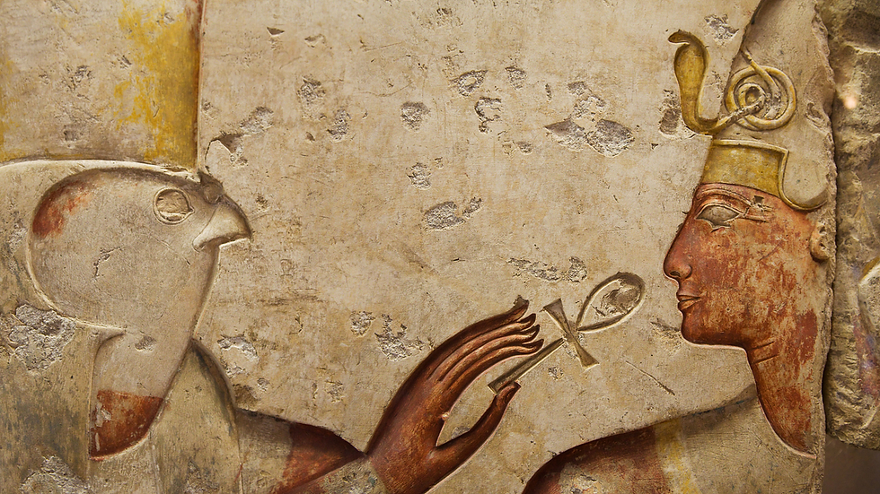 The rite Heru performed on his father, repeated at every Kemetic funeral.
