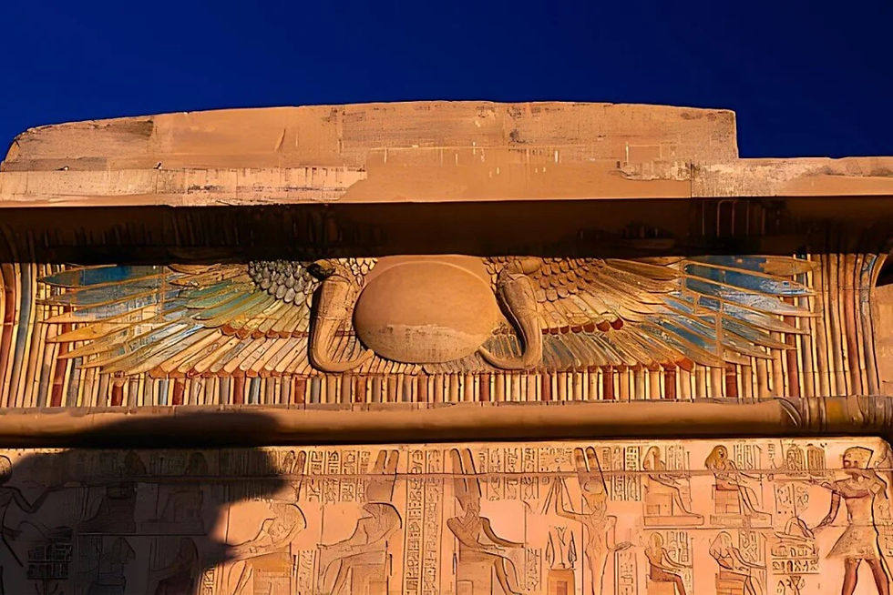 The best-preserved temple in Kemet, the Temple of Edfu, and the last of the great monuments raised to Lord Heru.