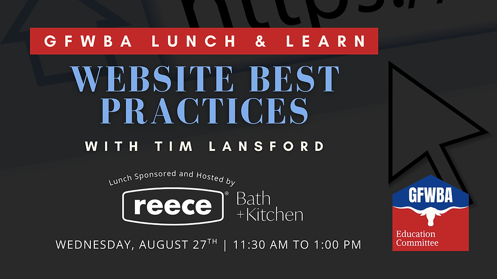 Lunch & Learn: Website Best Practices for Maximum Lead Generation