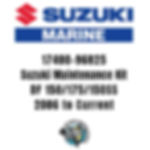 17400-96825 | Suzuki Maintenance Kit | DF 150/175/150SS | 2006 to Current