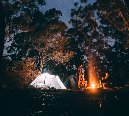 Camper dans les bois