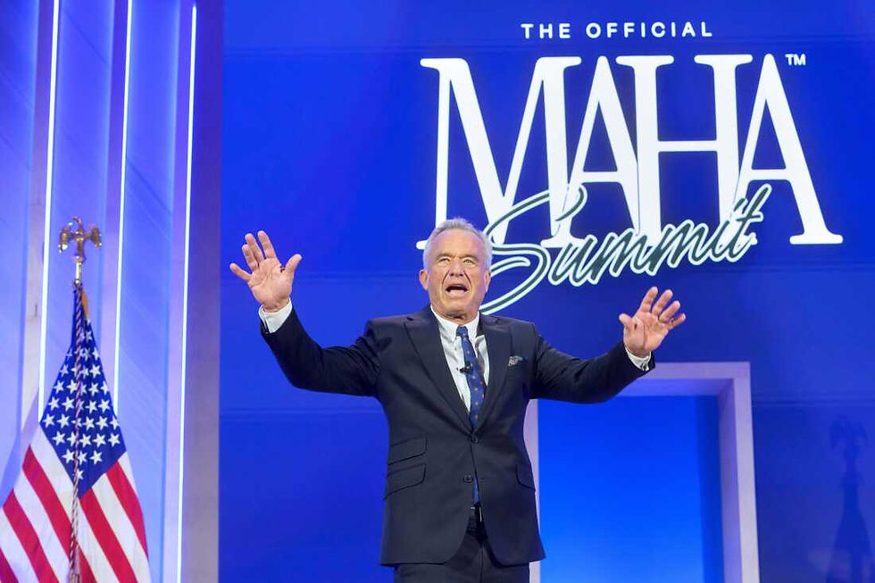 At a MAHA Institute event on Monday, Health Secretary Robert F. Kennedy Jr. announced plans to help people wean off antidepressants. Kennedy is pictured here arriving at another Make America Healthy Again event in November 2025.