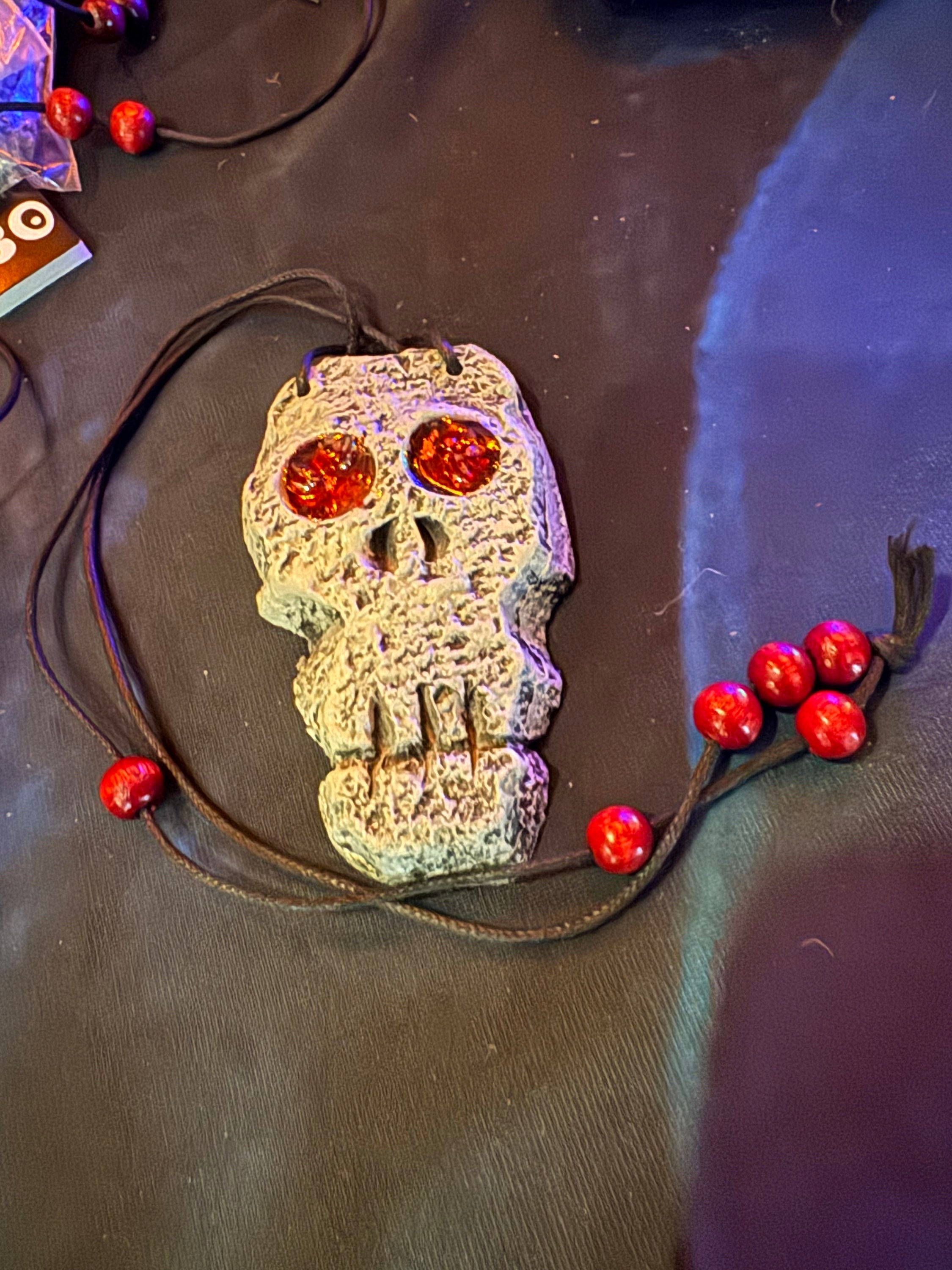 Stone Skull Pendant