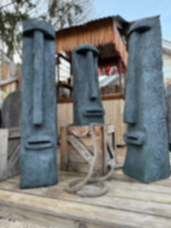 “Stone” Tiki “Moai” (4ft)
