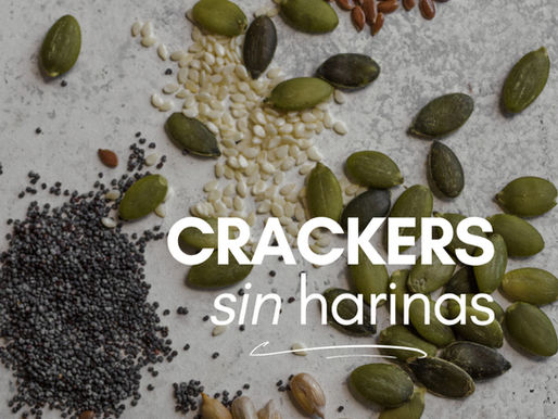 Receta galletas crackers sin harinas