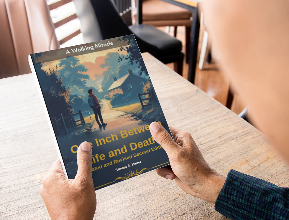 Thumbnail: Signed Author Copy: One inch between life and death