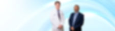 Man in lab coat and man in suit